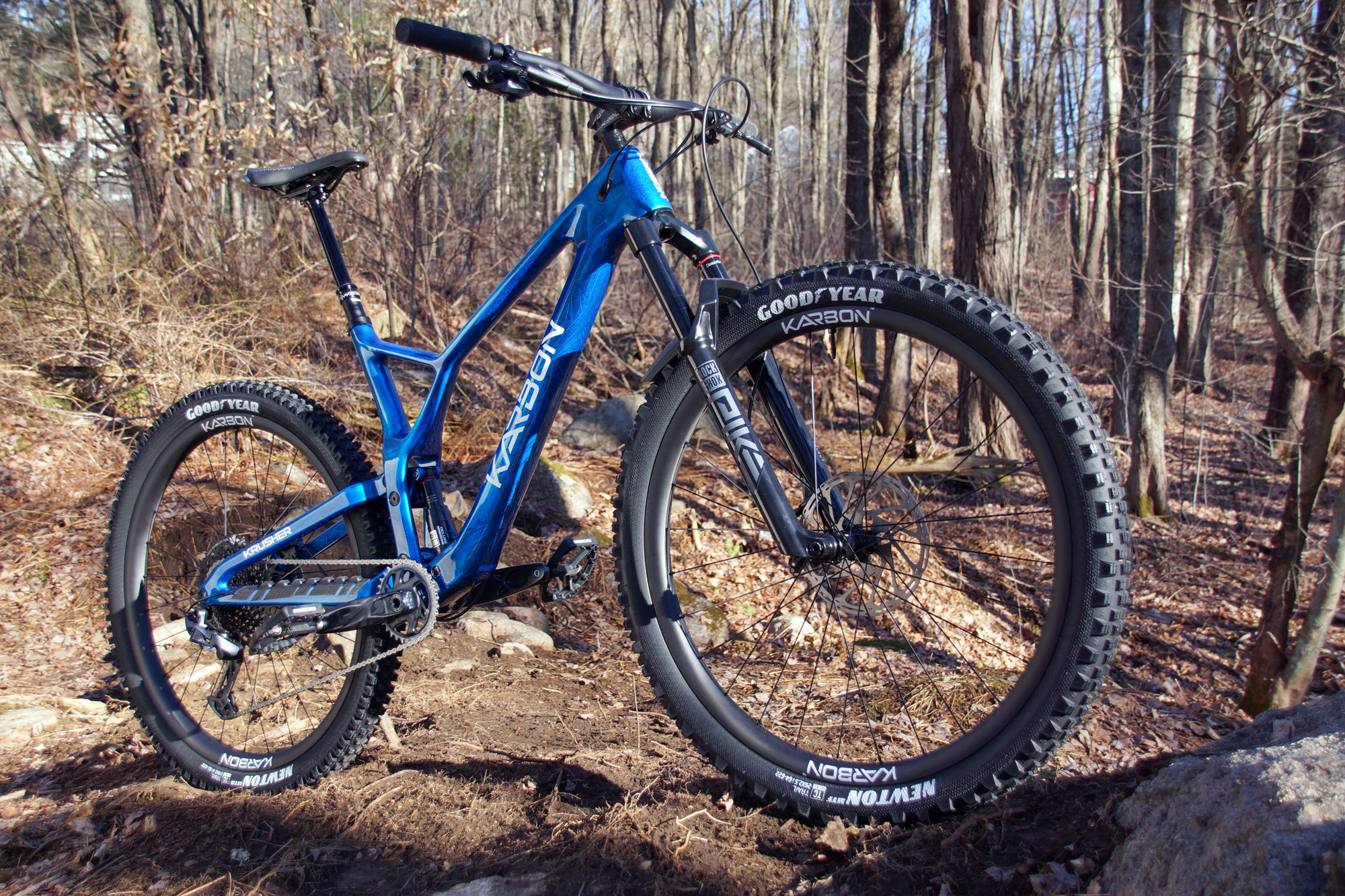 Karbon Krusher GX on the trails