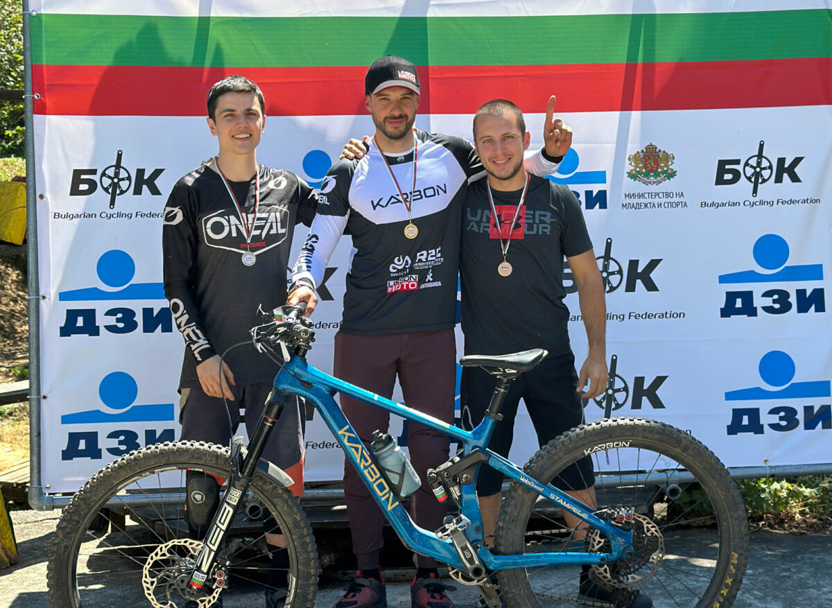 Stivian Gatev Wins National Enduro Championship on the Karbon Stampede