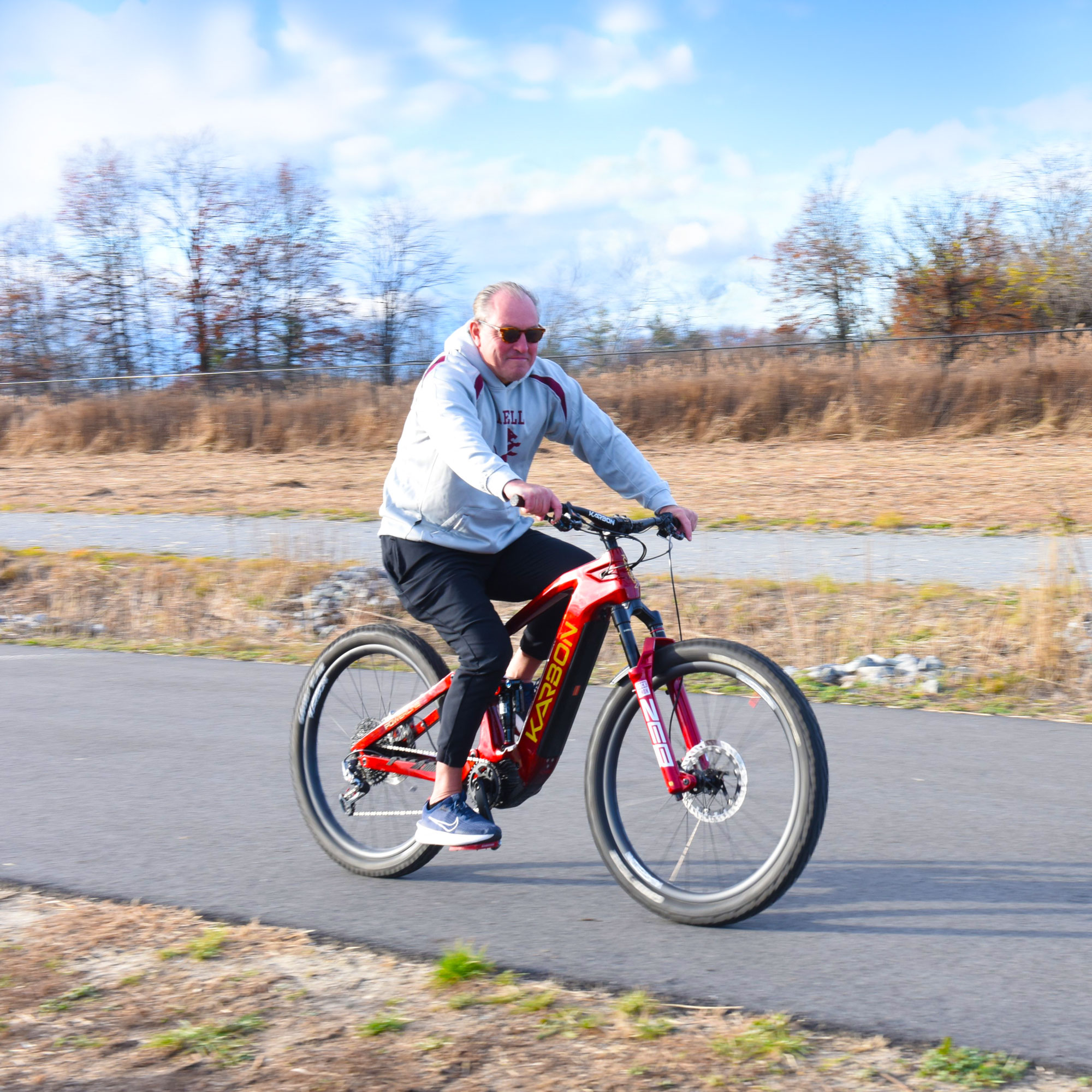 Staten Island Borough President Vito Fossella Enjoying the Karbon PowerLine R